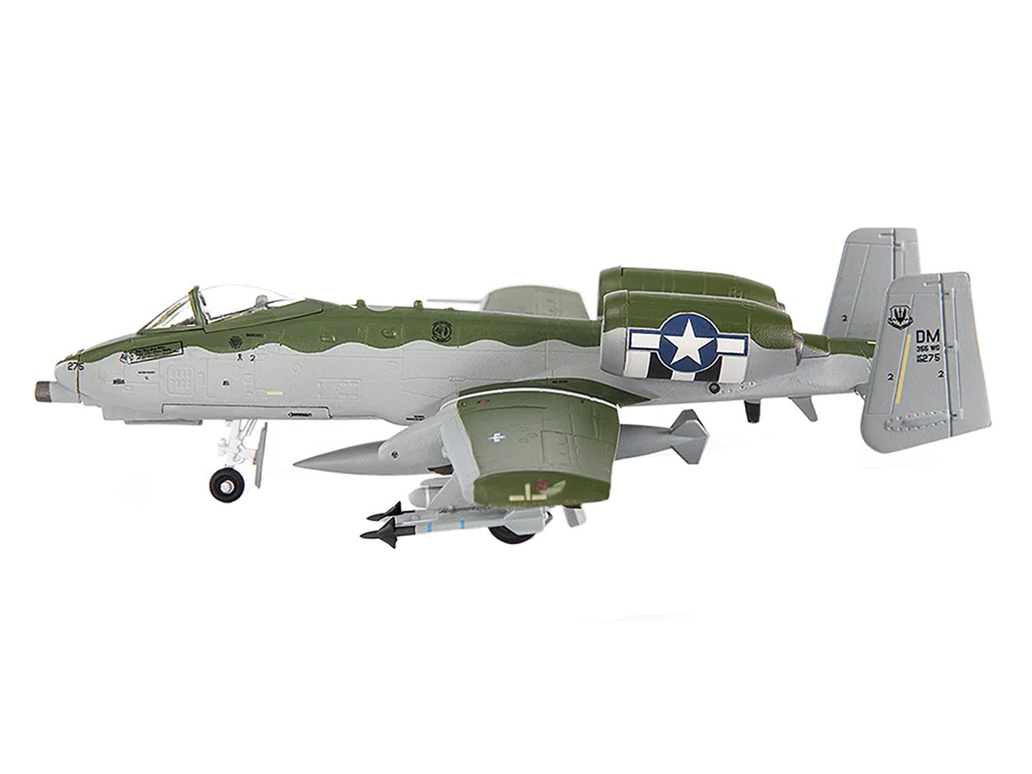 Fairchild Republic A-10C Thunderbolt II Attack Aircraft "355th Fighter Wing 354th Fighter Squadron Bulldogs" (2020) United States Air Force 1/144 Diecast Model by JC Wings-DiecastModeler.com