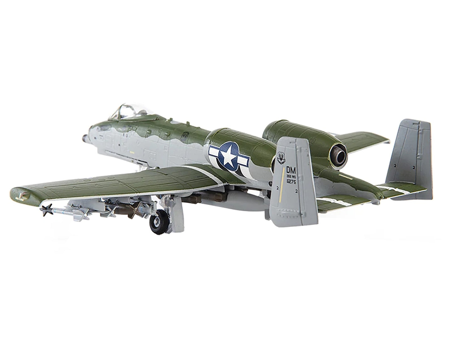 Fairchild Republic A-10C Thunderbolt II Attack Aircraft "355th Fighter Wing 354th Fighter Squadron Bulldogs" (2020) United States Air Force 1/144 Diecast Model by JC Wings-DiecastModeler.com