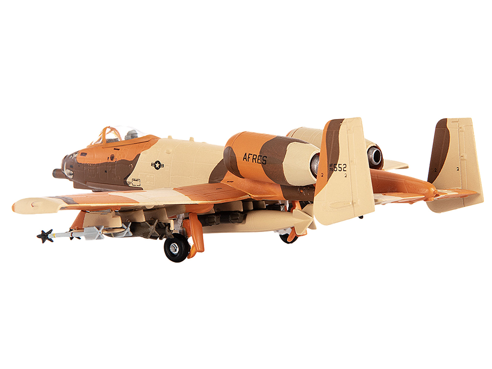 Fairchild Republic A-10C Thunderbolt II Attack Aircraft "917th Tactical Fighter Wing Operation Desert Storm" (1990) United States Air Force 1/144 Diecast Model by JC Wings-DiecastModeler.com