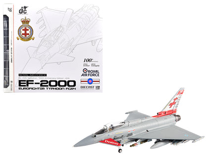 Eurofighter Typhoon FGR4 EF-2000 Aircraft "No.41(R) Squadron 100th Anniversary" (2016) British Royal Air Force 1/72 Diecast Model by JC Wings-DiecastModeler.com