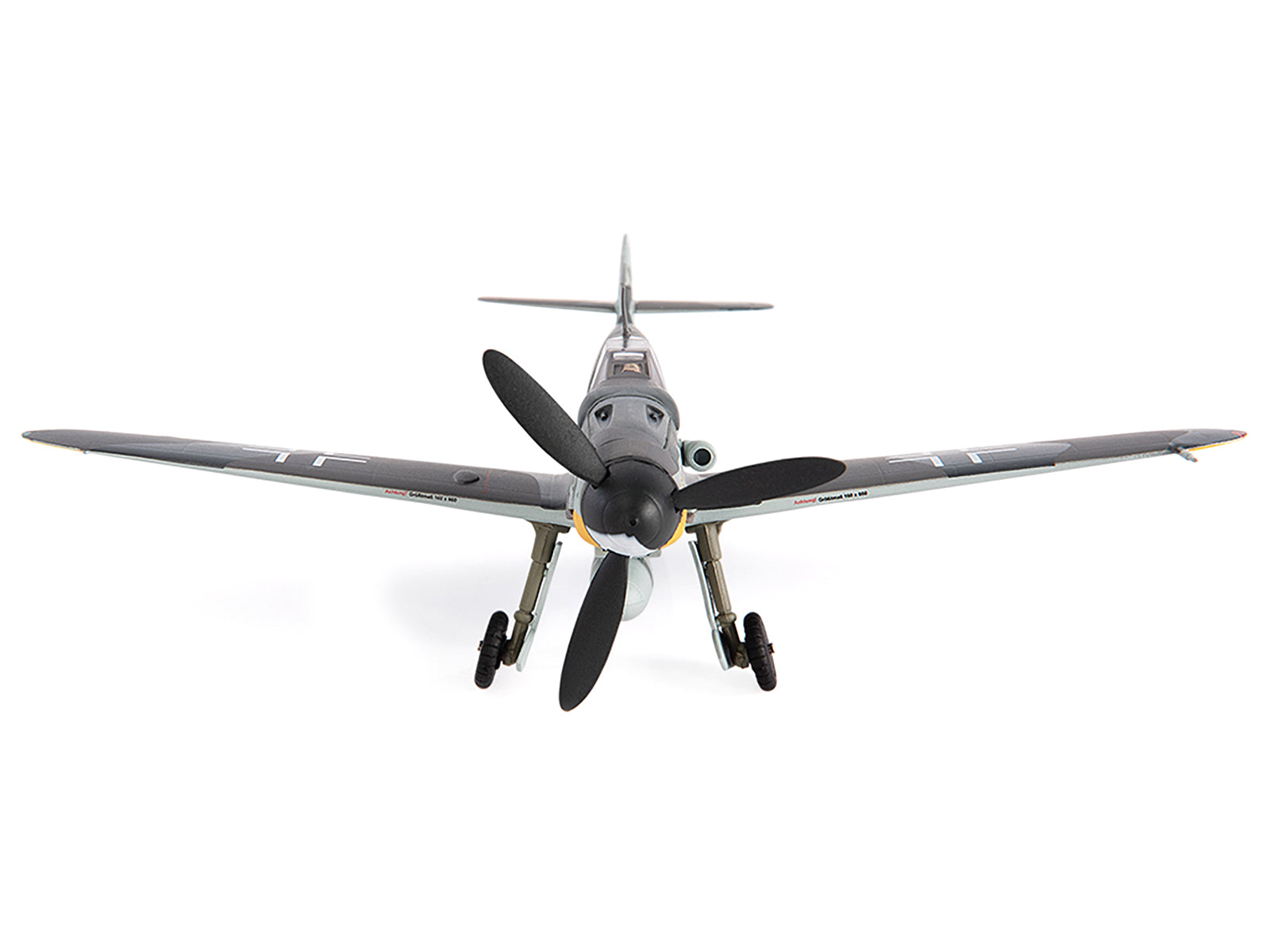 Messerschmitt Luftwaffe BF 109G-6 Fighter Plane "Jagdgeschwader 52 Eastern Front 1943 Erich Hartmann" with Display Stand Limited Edition to 600 pieces Worldwide 1/72 Diecast Model by JC Wings-DiecastModeler.com