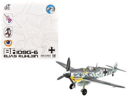 Messerschmitt BF 109G-6 Fighter Aircraft "JG 51 Bulgaria" (1944) German Luftwaffe 1/72 Die Cast Model by JC Wings-DiecastModeler.com