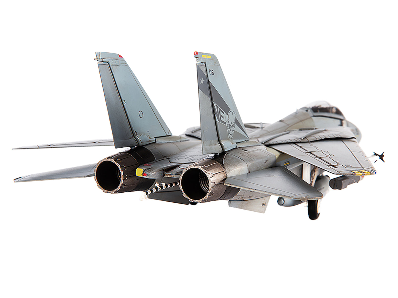 Grumman F-14D Tomcat Fighter Aircraft "VF-2 Bounty Hunters NE106" (2002) United States Navy 1/72 Diecast Model by JC Wings-DiecastModeler.com