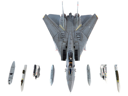 Grumman F-14D Tomcat Fighter Aircraft "VF-2 Bounty Hunters NE106" (2002) United States Navy 1/72 Diecast Model by JC Wings
