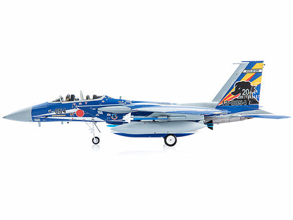F-15DJ JASDF (Japan Air Self-Defense Force) Eagle Fighter Aircraft "23rd Fighter Training Group 20th Anniversary" with Display Stand Limited Edition to 600 pieces Worldwide 1/72 Diecast Model by JC Wings-DiecastModeler.com