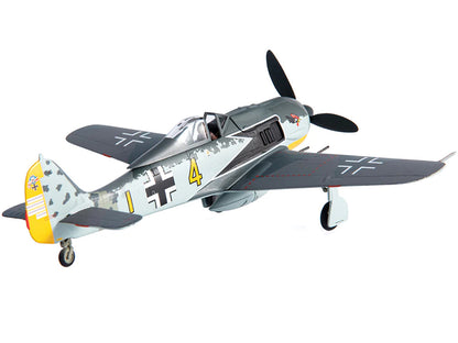 Focke-Wulf FW 190A-4 Fighter Aircraft "Major Siegfried Schnell, Luftwaffe, JG2, France" (1943) 1/72 Diecast Model by JC Wings-DiecastModeler.com