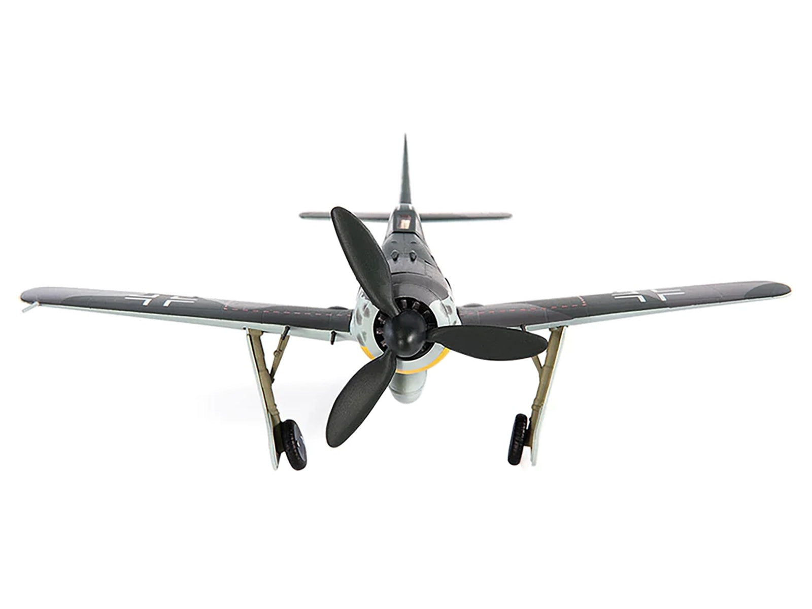 Focke-Wulf Fw 190A-8 Fighter Aircraft "JG 26 Schlageter France" (1945) German Luftwaffe 1/72 Diecast Model by JC Wings-DiecastModeler.com