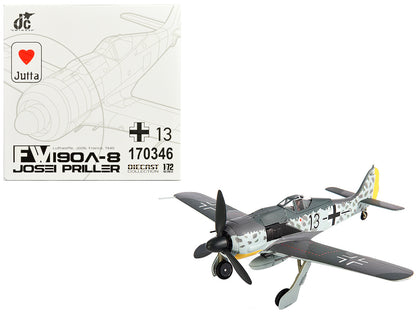 Focke-Wulf Fw 190A-8 Fighter Aircraft "JG 26 Schlageter France" (1945) German Luftwaffe 1/72 Diecast Model by JC Wings-DiecastModeler.com