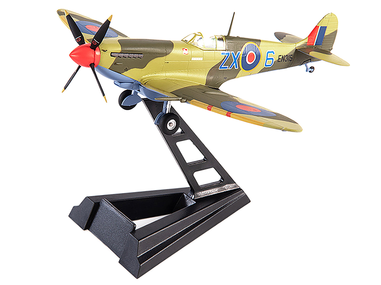 Supermarine Spitfire MK IXC Fighter Aircraft "Royal Air Force Ldr. Stanislav Skalsk Polish Combat Team North Africa" (1943) 1/72 Diecast Model by JC Wings-DiecastModeler.com