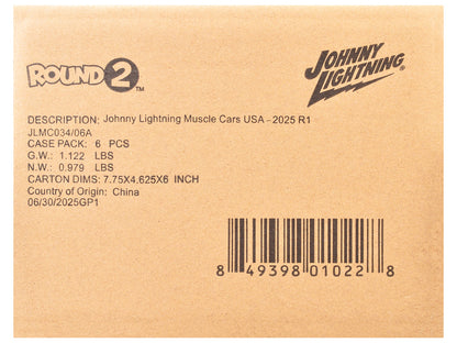 "Muscle Cars USA" 2025 Release 1 Set A of 6 pieces 1/64 Diecast Model Cars by Johnny Lightning