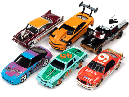 "Street Freaks" 2022 Set A of 6 Cars Release 2 1/64 Diecast Model Cars by Johnny Lightning-DiecastModeler.com
