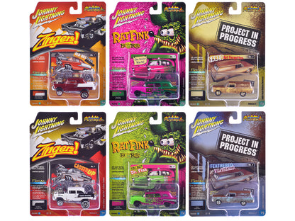 "Street Freaks" 2025 Release 2 of 6 Cars 1/64 Diecast Model Cars by Johnny Lightning