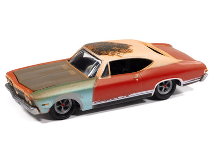 1968 Chevrolet Chevelle SS 396 Matador Red (Weathered) "Project in Progress" Series 1/64 Diecast Model Car by Johnny Lightning