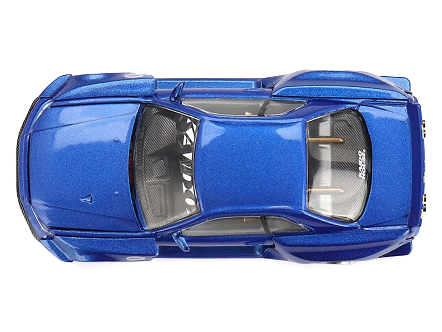 Nissan Skyline GT-R (R34) "SHINJUKU V2 Aero" RHD (Right Hand Drive) Blue Metallic (Designed by Jun Imai) "Kaido House" Special 1/64 Diecast Model Car by Mini GT