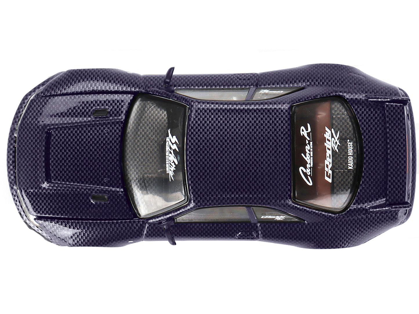 Nissan Skyline GT-R (R33) "Active Carbon R V2" RHD (Right Hand Drive) Purple Carbon (Designed by Jun Imai) "Kaido House" Special 1/64 Diecast Model Car by Mini GT