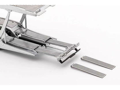 Mercedes-Benz Actros Auto Transporter White 1/64 Diecast Model by GCD