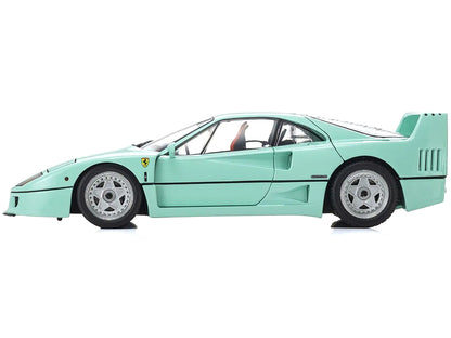 Ferrari F40 Mint Green 1/18 Diecast Model Car by Kyosho-DiecastModeler.com