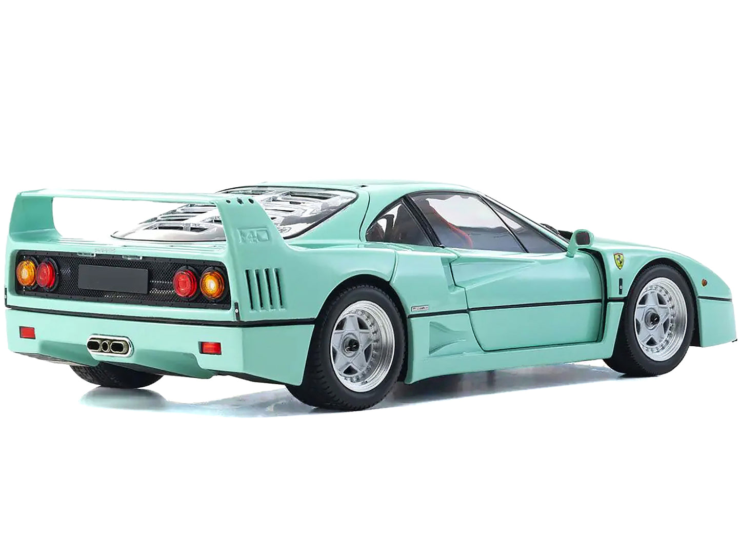 Ferrari F40 Mint Green 1/18 Diecast Model Car by Kyosho-DiecastModeler.com