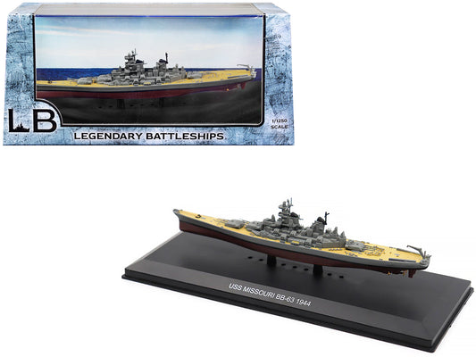 USS Missouri BB-63 Battleship (1944) 1/1250 Diecast Model by Legendary Battleships-DiecastModeler.com