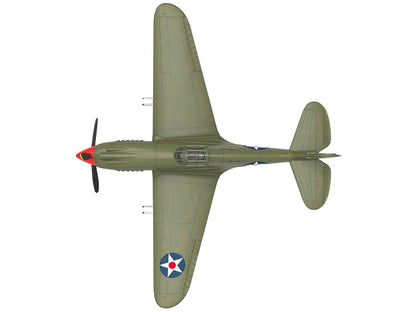 Curtiss P-40B Warhawk Aircraft "Hawaii" (1945) United States Army Air Forces "Planes of World War II" Series 1/72 Diecast Model Airplane by Luppa-DiecastModeler.com
