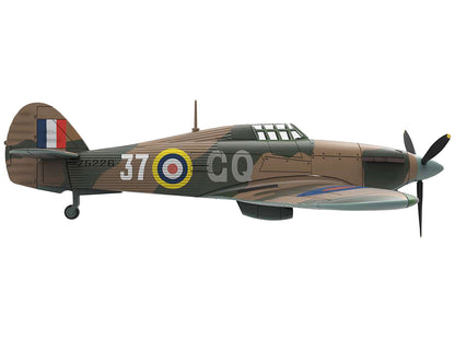 Hawker Hurricane Mk.IIB Aircraft "No. 134 Squadron 151 Wing Vaenga USSR" (1941) British Royal Air Force "Planes of World War II" Series 1/72 Diecast Model Airplane by Luppa-DiecastModeler.com