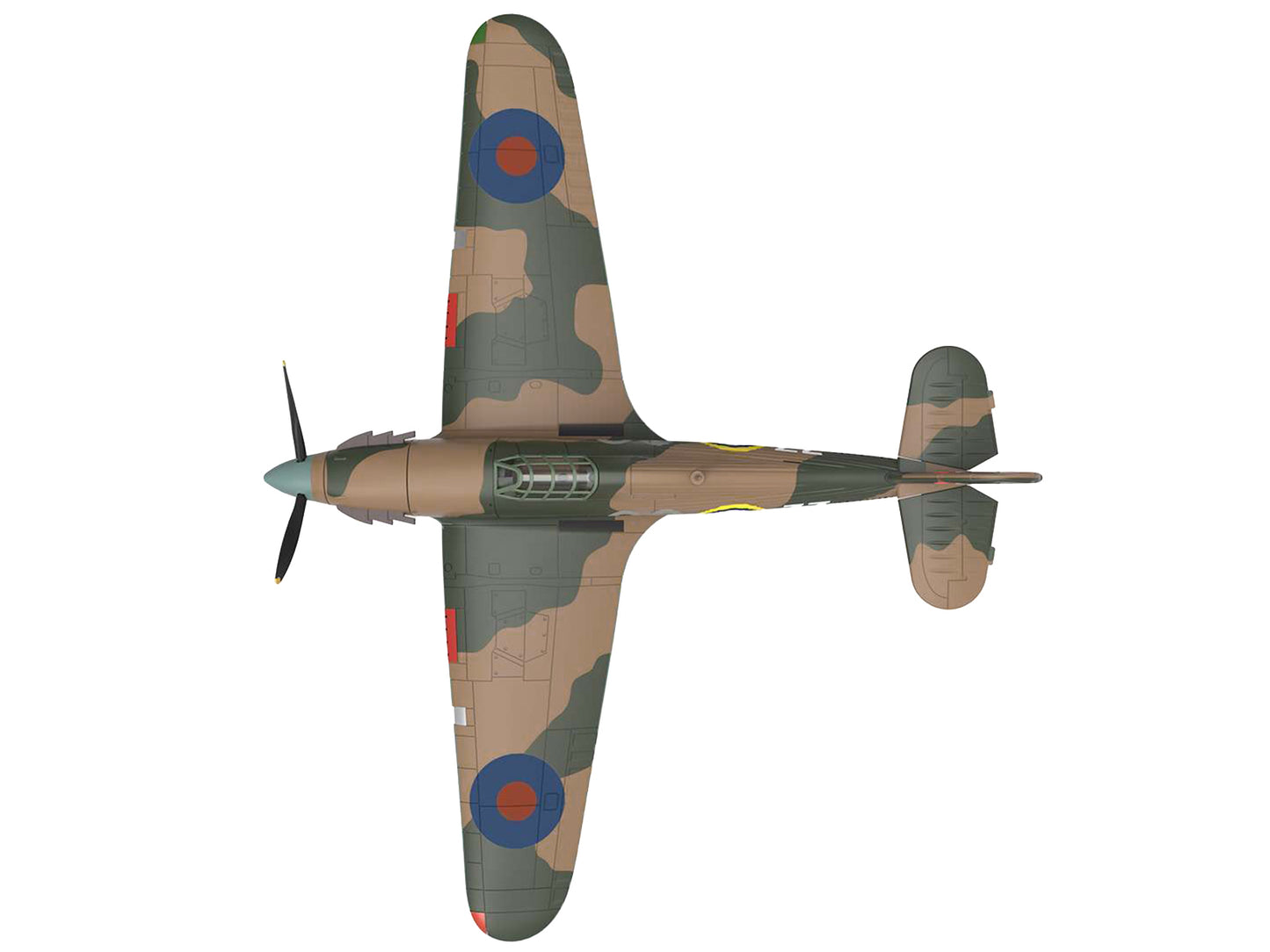 Hawker Hurricane Mk.IIB Aircraft "No. 134 Squadron 151 Wing Vaenga USSR" (1941) British Royal Air Force "Planes of World War II" Series 1/72 Diecast Model Airplane by Luppa-DiecastModeler.com