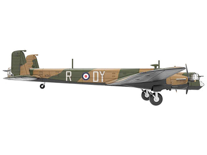 Armstrong Whitworth Whitley Mk.V Bomber Aircraft "No. 102 Squadron RAF Driffield" Royal Air Force (1940) "Planes of World War II" Series 1/144 Diecast Model Airplane by Luppa-DiecastModeler.com