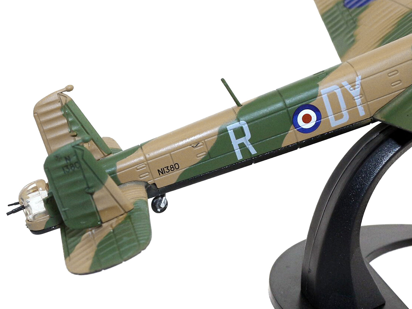 Armstrong Whitworth Whitley Mk.V Bomber Aircraft "No. 102 Squadron RAF Driffield" Royal Air Force (1940) "Planes of World War II" Series 1/144 Diecast Model Airplane by Luppa-DiecastModeler.com
