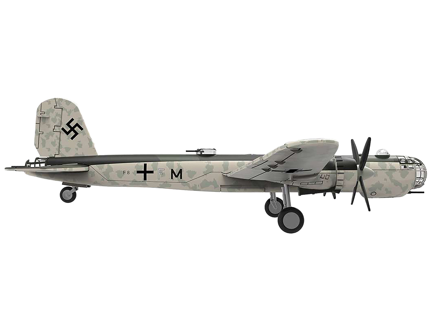 Heinkel He 177 Bomber Aircraft "II./KG 40 Bordeaux France" (1942) German Luftwaffe 1/144 Diecast Model Airplane by Luppa