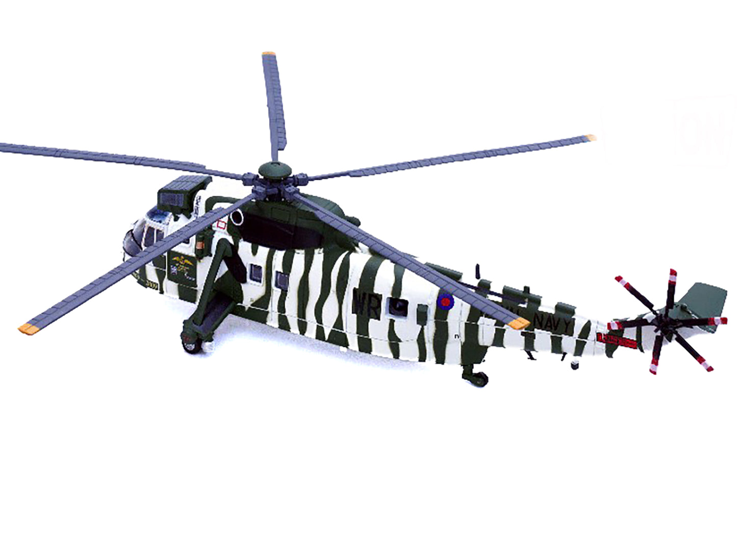 Westland Sea King HC.4 Helicopter "40th Anniversary Livery 848 Naval Air Squadron Commando Helicopter Force Royal Naval Air Station Yeovilton Somerset" (2009) British Royal Navy 1/72 Diecast Model by Legion-DiecastModeler.com