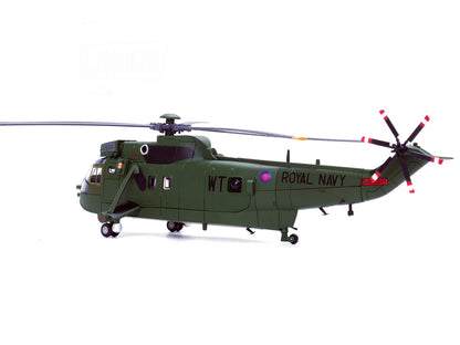 Westland Sea King HC.4 Helicopter "Green Livery 848 Naval Air Squadron Commando Helicopter Force Royal Naval Air Station Yeovilton Somerset" (2009) British Royal Navy 1/72 Diecast Model by Legion-DiecastModeler.com