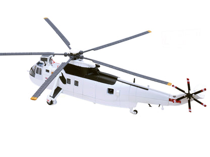 Westland Sea King HC.4 Helicopter "White Livery 845 Naval Air Squadron United Nations Protection Force Bosnia/Croatia" (1995) British Royal Navy 1/72 Diecast Model by Legion-DiecastModeler.com