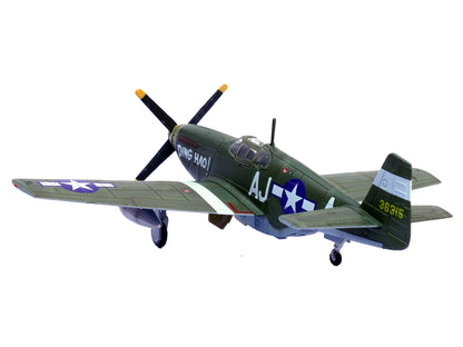 North American P-51B Mustang Aircraft "Ding Hao! 356th Fighter Squadron 354th Fighter Group" (1944) United States Army Air Forces 1/72 Diecast Model Airplane by Legion-DiecastModeler.com