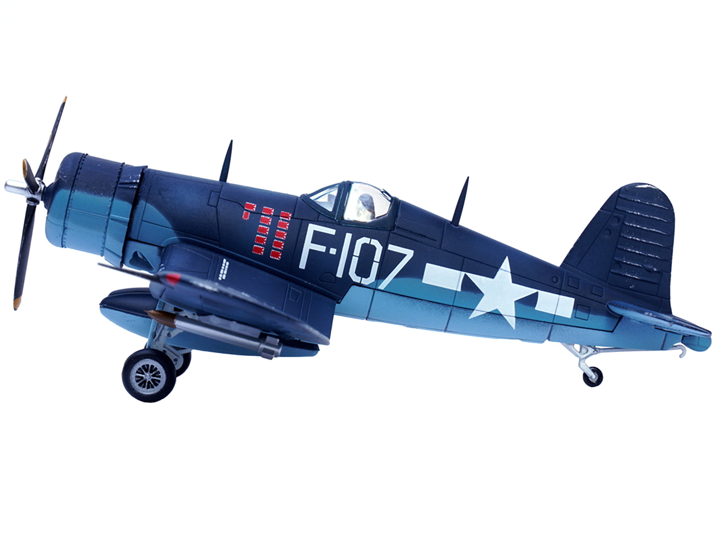 Vought F4U-1D Corsair Fighter Plane "1st Lt. Phillip DeLong Marine Fighter Squadron (VMF-224)" (1945) 1/72 Diecast Airplane Model by Legion