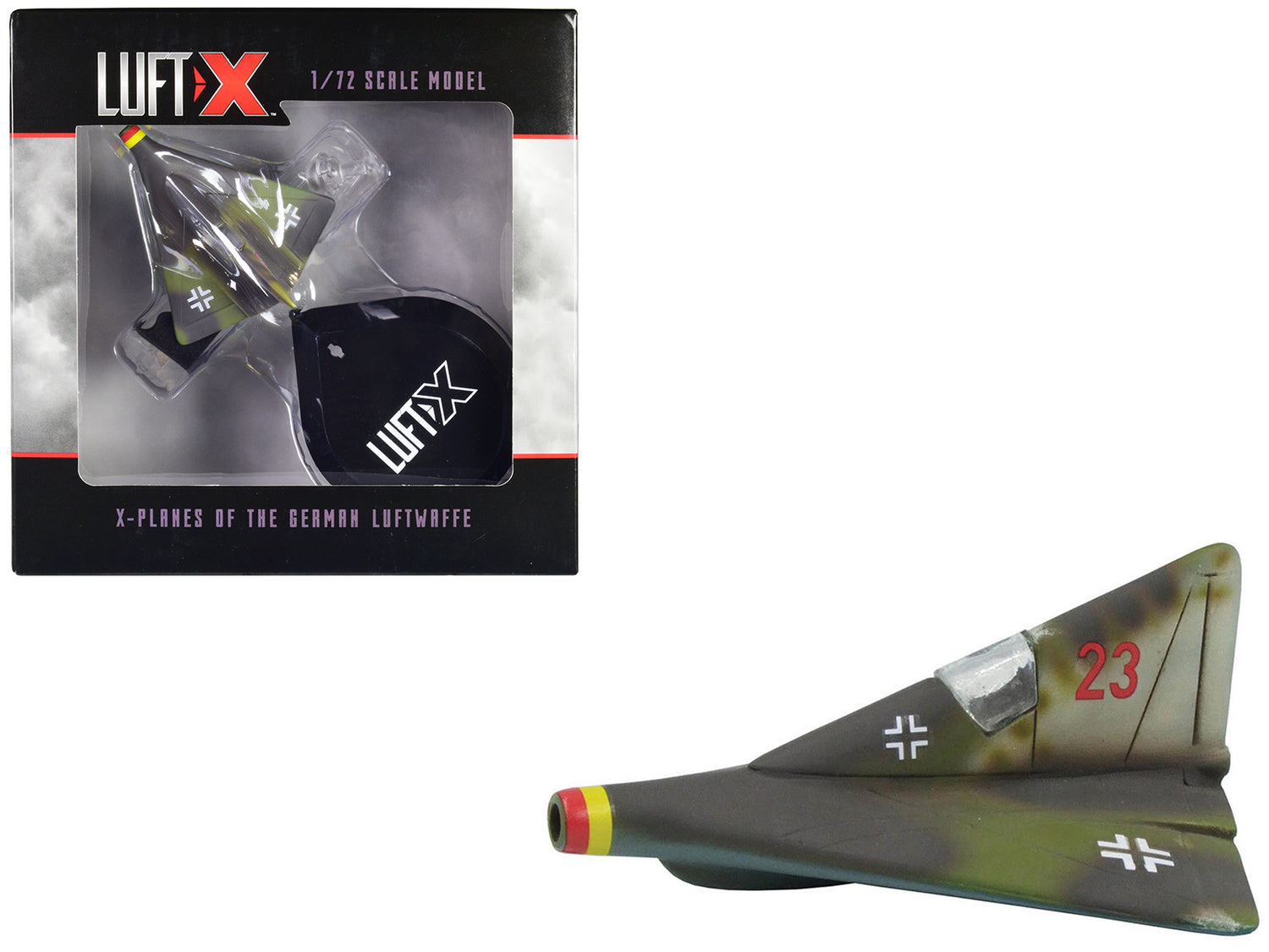 Lippisch P.13a Aircraft Prototype #23 German Luftwaffe model 1/72 Model by Luft-X-DiecastModeler.com