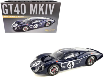 Ford GT40 MKIV #4 Denny Hulme - Lloyd Ruby "Holman & Moody" "24 Hours of Le Mans" (1967) "Masterpiece Collection" 1/12 Diecast Model Car by ACME-DiecastModeler.com