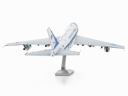 Model Kit Boeing 747 Transport Aircraft "Air Force One Presidential Plane" United States Air Force (Moderate Difficulty) Steel Model by Metal Earth