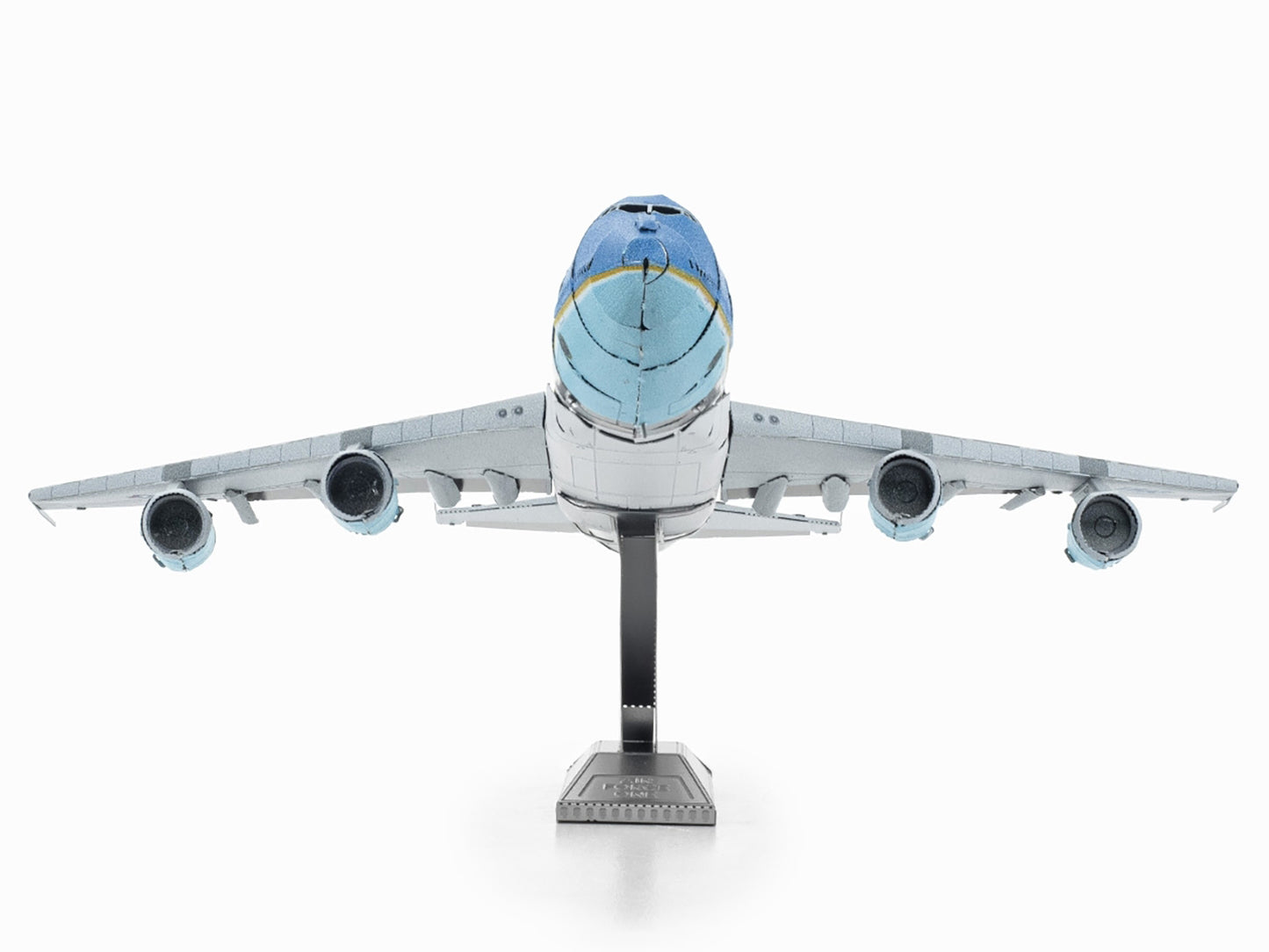 Model Kit Boeing 747 Transport Aircraft "Air Force One Presidential Plane" United States Air Force (Moderate Difficulty) Steel Model by Metal Earth