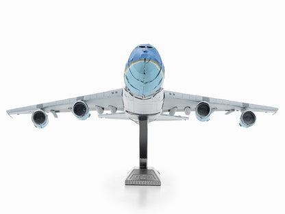 Model Kit Boeing 747 Transport Aircraft "Air Force One Presidential Plane" United States Air Force (Moderate Difficulty) Steel Model by Metal Earth