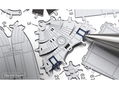 Model Kit Consolidated PBY Catalina Amphibious Aircraft "Miss Pick Up" United States Army Air Forces (Moderate Difficulty) Steel Model by Metal Earth-DiecastModeler.com