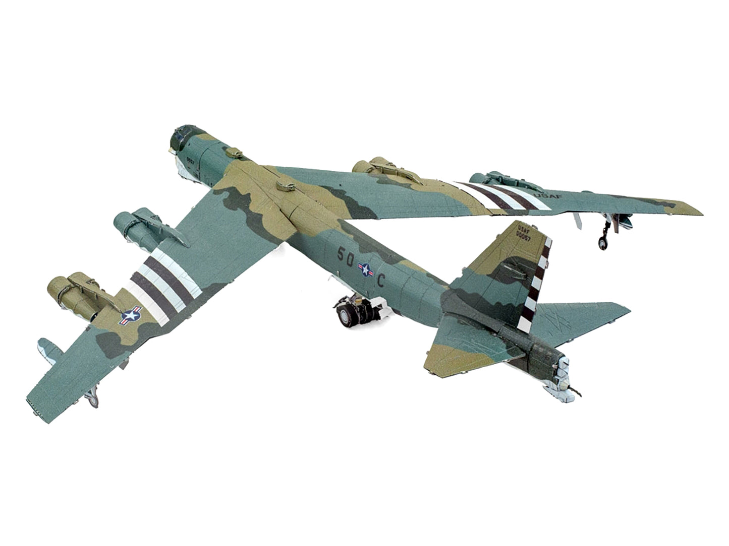 Model Kit Boeing B-52 Stratofortress Bomber Aircraft "United States Air Force" (Challenging Difficulty) Steel Model by Metal Earth