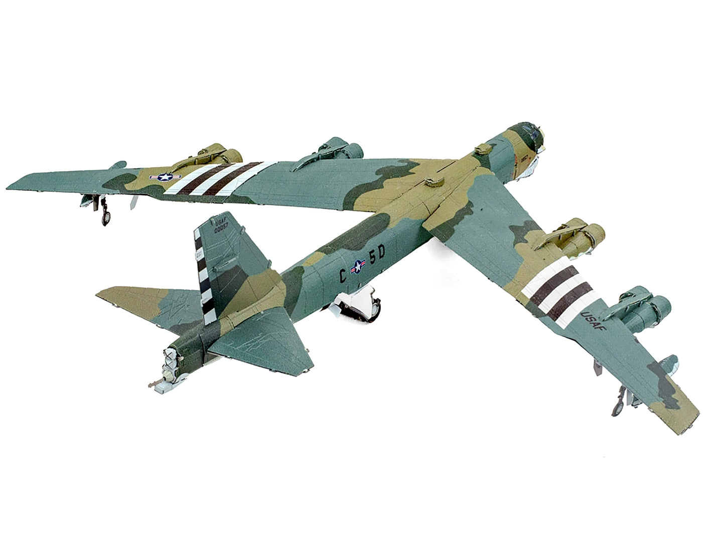 Model Kit Boeing B-52 Stratofortress Bomber Aircraft "United States Air Force" (Challenging Difficulty) Steel Model by Metal Earth