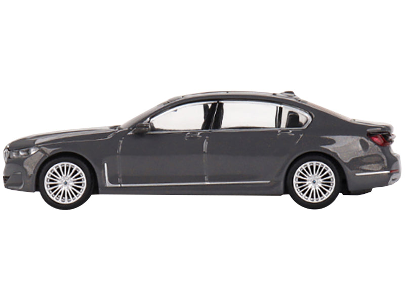 BMW 750Li xDrive Bernina Gray Amber Effect with Sunroof Limited Edition to 2400 pieces Worldwide 1/64 Diecast Model Car by Mini GT-DiecastModeler.com
