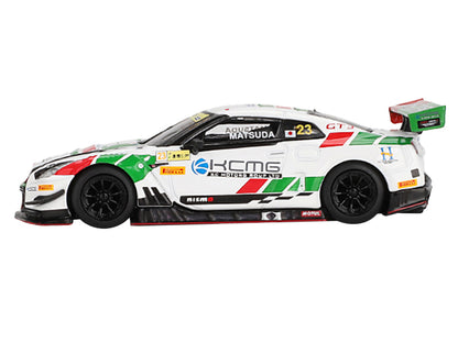 Nissan GT-R NISMO GT3 #23 Tsugio Matsuda "KCMG" "FIA GT World Cup Macau" (2018) Limited Edition 1/64 Diecast Model Car by Mini GT
