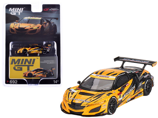 Honda NSX GT3 EVO22 #18 Takashi Kobayashi - Syun Koide "Team UpGarage" "Super GT Series" (2023) Limited Edition 1/64 Diecast Model Car by Mini GT-DiecastModeler.com