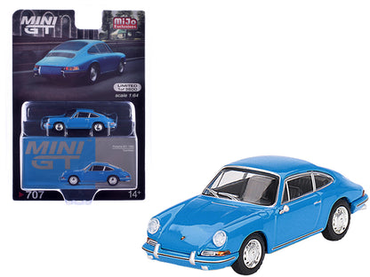 1963 Porsche 901 Blue "Quickblau" Limited Edition to 3600 pieces Worldwide 1/64 Diecast Model Car by Mini GT-DiecastModeler.com