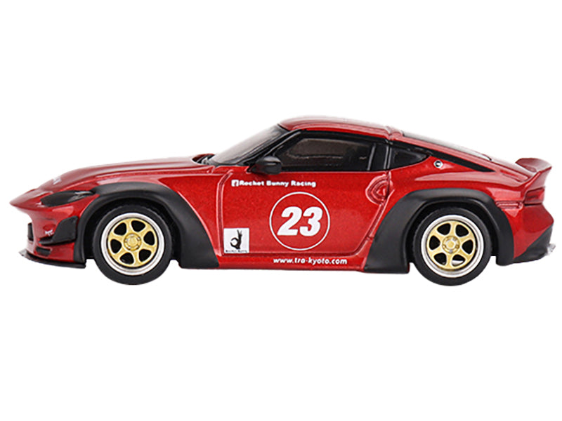 Nissan Z "Pandem" #23 Passion Red Metallic Limited Edition to 6600 pieces Worldwide 1/64 Diecast Model Car by Mini GT-DiecastModeler.com