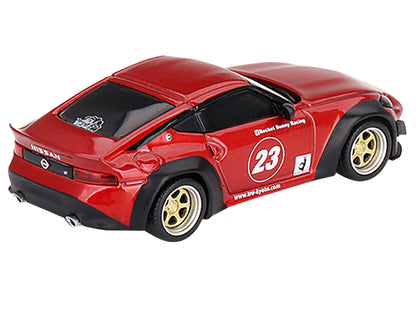 Nissan Z "Pandem" #23 Passion Red Metallic Limited Edition to 6600 pieces Worldwide 1/64 Diecast Model Car by Mini GT-DiecastModeler.com