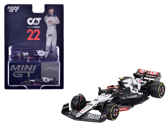 AlphaTauri AT04 #22 Yuki Tsunoda Formula One F1 "Australian GP" (2023) Limited Edition 1/64 Diecast Model Car by Mini GT-DiecastModeler.com