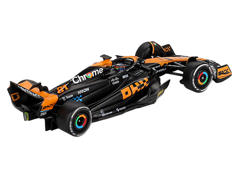 McLaren MCL60 #81 Oscar Piastri 3rd Place Formula One F1 "Japanese GP" (2023) Limited Edition 1/64 Diecast Model Car by Mini GT